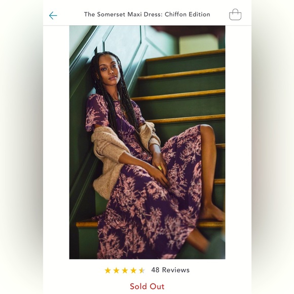 Anthropologie Dresses & Skirts - NWOT Anthropologie Somerset Maxi Dress chiffon Edition In Crimson